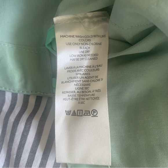 By Anthropologie Cropped Trench Coat – Mint – Size Large – NWT - Picture 14 of 16